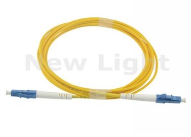 diamètre optique du simplex 3.0mm de câbles de pullover de fibre de mode unitaire de 3M LC UPC pour le LAN