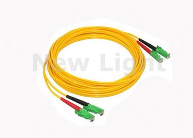 1.5Meter câbles de pullover optiques de fibre de 2,0 millimètres de diamètre E2000/RPA avec la veste de PVC