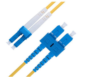Duplex 9 pi de LC au câble de correction de fibre de mode unitaire de Sc série de 2,0 millimètres OS1