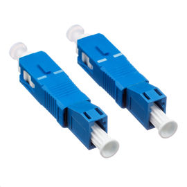 Insertion optique d'adaptateur de connecteurs de fibre de Sc basse avec le logement en plastique bleu