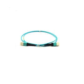 OM3 type de câble multi du mode MPO MTP couleur bleue de noyau de B 8 avec le revêtement de 125 microns