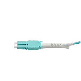En tirant l'Aqua d'uniboot câblez les câbles de pullover optiques de fibre de connecteur de LC 3 mètres le diamètre 50/125 2,0