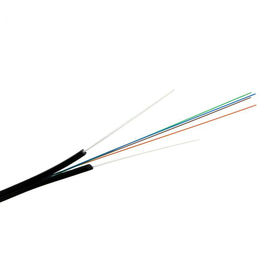 2 corde de fibre optique d'intérieur optique de baisse du câble FTTH de fibre de noyau avec les porteurs centraux