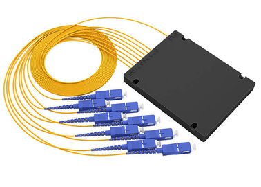 ABS optique du diviseur 1x8 de fibre de PLC de passif de Digital en forme de boîte avec le connecteur de Sc/PC