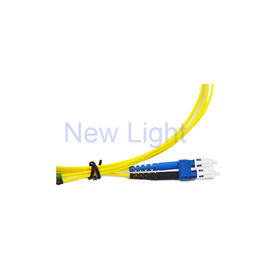 Corde de correction de fibre de FTTH FTTB LC à LC, câble optique duplex de correction de fibre de mode unitaire d'Uniboot