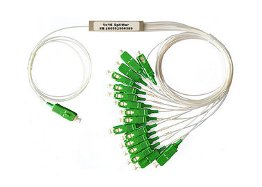 1 dans 16 le type miniature diviseur de fibre optique de PLC avec le connecteur de Sc
