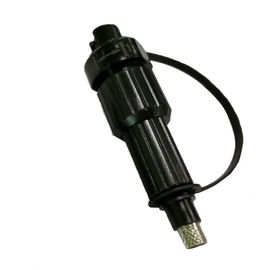 Sc IP68 imperméabilisent la corde de correction de fibre optique de connecteur noir pour l'application extérieure