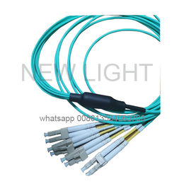 Câble de correction du câble de la branche MPO MTP de LC Uniboot/OM3 OM4 40G 100G Mpo