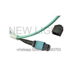MTP/MPO - câble optique de fibre de noyau du duplex 12 de LC OM3/OM4 à plusieurs modes de fonctionnement