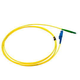Corde de correction de fibre optique de câble jaune Singl - mode E2000 au polonais G657A2 de LC RPA