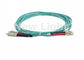 La correction optique duplex de fibre câble 50/125 à plusieurs modes de fonctionnement, la bonne longévité LC à la corde de correction de Sc