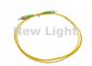 FC/RPA - model simple de fibre optique de corde de correction de FC/RPA câble de jaune de PVC de 9/125 simplex