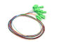 12 tresse optique de fibre de mode unitaire de connecteur de Sc/RPA des couleurs 0.9mm