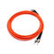 St - câbles optiques de correction de fibre multimode de FC, corde de correction duplex de fibre de Fc