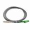 E2000 au câble optique blindé de fibre d'acier inoxydable de la couleur verte E2000 de corde de correction de Sc FC