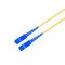 Corde de correction optique duplex bleue de fibre de Sc du mode unitaire 1310nm du câble de fibre/Sc UPC