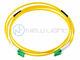 Corde de correction de fibre optique d'intérieur verte du câble 9/125um de fibre du SM G657A2 de LC RPA