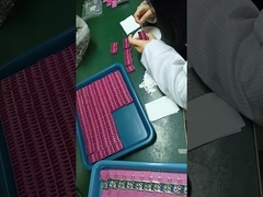 Adaptateur optique de fibre de la couleur OM4 de Rose pour les cordes de correction duplex de LC