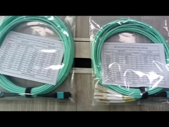 12 laser à plusieurs modes de fonctionnement optimisé par laser du câble 10Gb de la fibre 50/125 OM3 MPO MTP