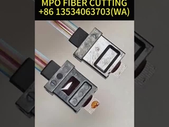 Cable en fibre MPO vert multimode OM3 8 noyau 10 mètres pour QSFP / émetteur-récepteur