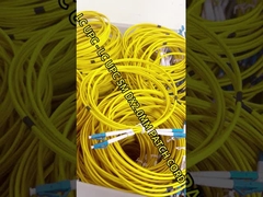 LC - LC mode unique 9/125 Jaune câble en fibre optique PVC double fibre 2,0 / 3,0 mm