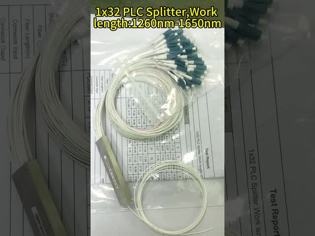 acheter Diviseur de fibre optique 1x8 avec connecteur SC/APC et tube en acier inoxydable pour applications FTTH online manufacture