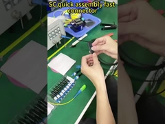 Connecteur de câble optique UPC SC de 2 mm et 90 N