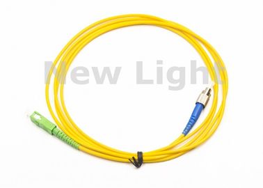 Sc/UPC corde de FC/UPC à correction de fibre optique recto 1m pour l'arrêt actif de dispositif