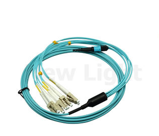 Corde de correction optique de câble de la fibre MPO MTP recto/duplex, noyau noyau/12 du câble 8 de correction