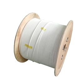 Câble optique blanc de fibre de couleur de mode unitaire de 4 noyaux avec 0,9 fibres de tampon à l'intérieur
