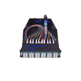 Cassette de fibre optique de FTTX MPO/MTP, coffret de l'extrémité 1RU, tableau de connexions