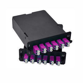 Coffret d'extrémité de fibre optique de module de cassette de MPO pour le système de transmission optique de fibre