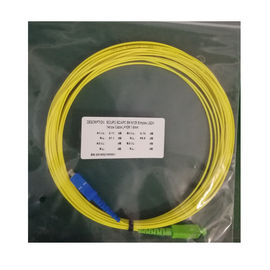 Corde de correction recto du mode unitaire LC LC, câble optique blindé de correction de fibre