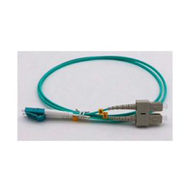 corde de correction de fibre de 5m, 50/125 corde de correction à fibres optiques de duplex de fibre multimode