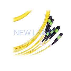 Câble optique MPO de fibre de duplex de mode unitaire de G652D LSZH/noyau de la corde 8/12/24 tronc de MTP