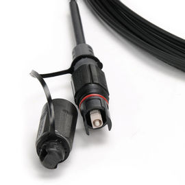 Câble recto optique imperméable de fibre de la corde de correction de fibre multimode de Sc de câble d'interface OM3