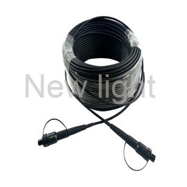 Câble optique de fibre de FTTA avec le connecteur imperméable optique de la fibre Ip68