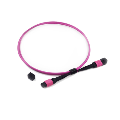 acheter 12 PVC 3.0mm OM4 50/125 de la perte par insertion de corde de correction de la fibre MPO MTP bas OM3 online manufacture