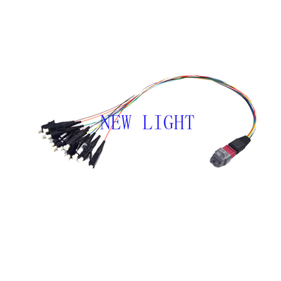 acheter Diamètre de PVC 3.0mm de la perte par insertion de câbles équipés de Data Center MPO bas OM3 online manufacture
