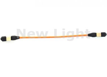 acheter Corde de correction optique de fibre de MPO MPO, câble optique de fibre de 50/125um OM2 pour l'application de CATV online manufacture