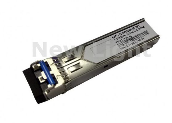 acheter Émetteur-récepteur SFP DDM 1.25G avec portée de 20KM pour réseaux à fibre optique online manufacture