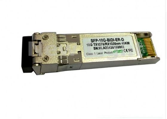 acheter Émetteur-récepteur bi-directionnel en fibre optique SFP+ de 10 Gb/s avec connecteur LC pour des applications en mode unique de 40 km online manufacture