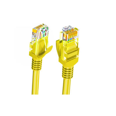 acheter Cat6a Cordon de patch UTP à double blindage avec connecteurs en cuivre nu et plaqués or 25AWG online manufacture