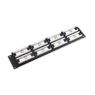acheter Panneau de brassage Ethernet RJ45 24 ports blindé certifié RoHS avec gestion des câbles online manufacture