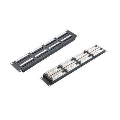 acheter Panneau de patch Ethernet RJ45 monté sur un rack avec blindage et gestion des câbles online manufacture