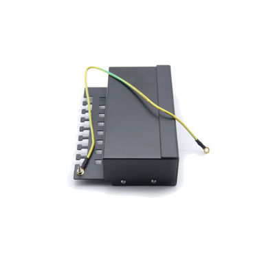 acheter Panneau de brassage RJ45 métallique noir 1U montable en rack avec terminaison IDC 110/Krone pour réseaux Ethernet Cat6a online manufacture