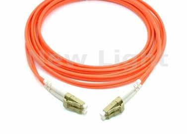 acheter Double câble optique orange de fibre de LC LC, câble optique duplex à plusieurs modes de fonctionnement de fibre pour le réseau online manufacture