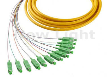 acheter Tresses optiques recto optiques de 1 de mètre de fibre de pullover de câbles de SM de Sc RPA 12 de noyau fibre de sortance online manufacture