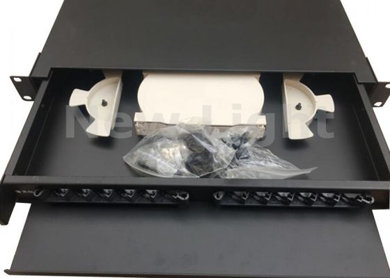 acheter Panneau de brassage fibre optique 19 pouces, type tiroir, 12 ports, montage en rack online manufacture