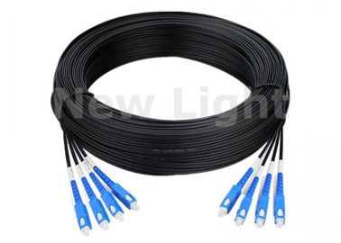 acheter Duplex unimodal de câble optique de fibre de mode unitaire de 4 noyaux, câble optique de fibre de Sc de 100M G657A online manufacture